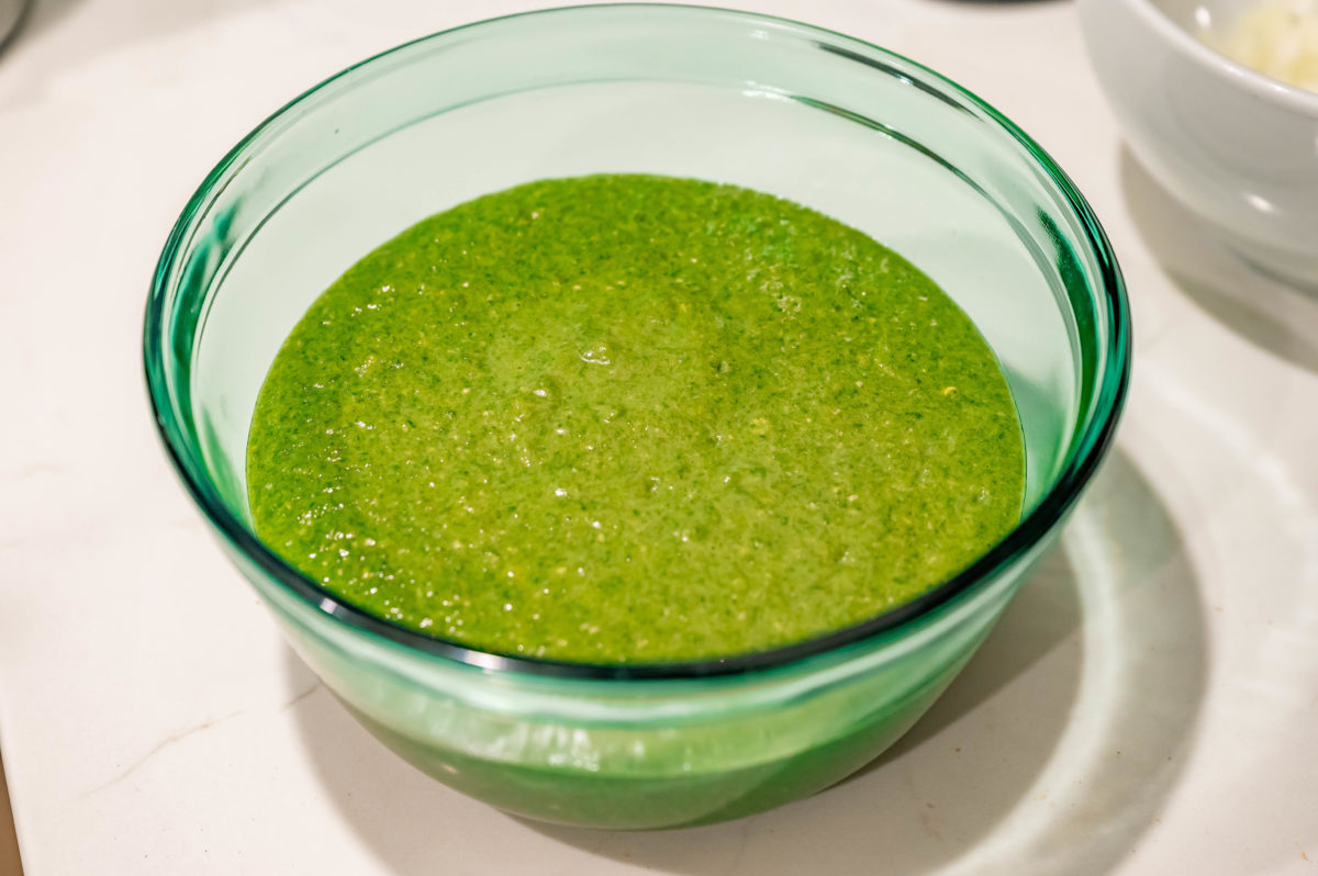 bowl of callaloo