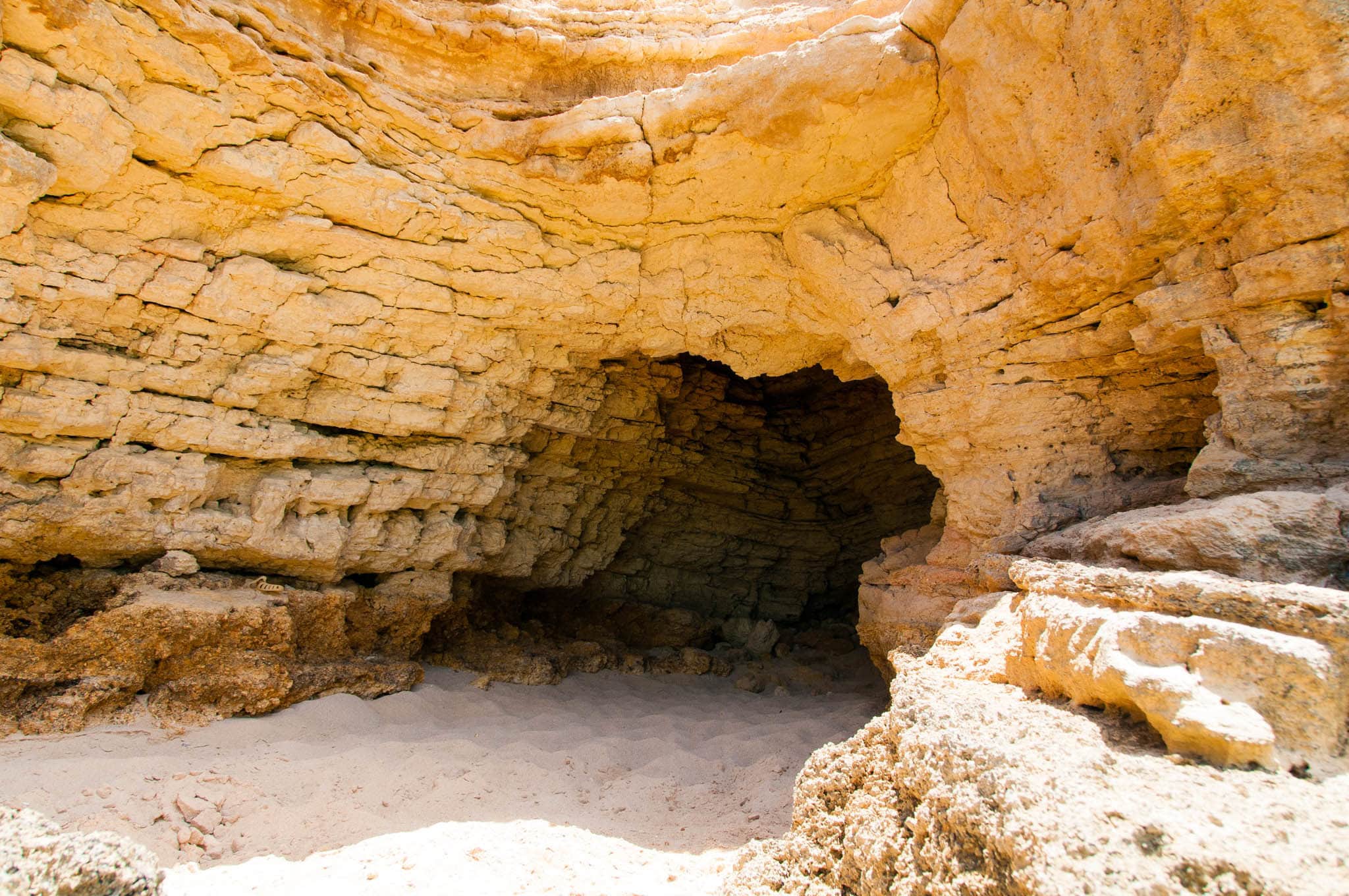 A Cave at Cupecoy Clothing Optional Beach