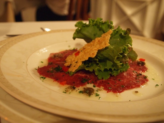 Carpaccio of Beef Tenderloin/SBPR