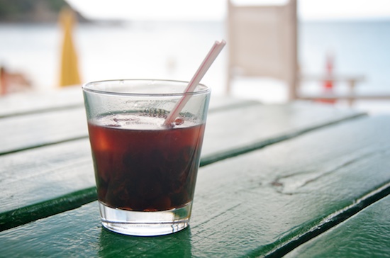 Guava Berry Infused Rum at Kali's Beach Bar, Friar's Bay, St. Martin