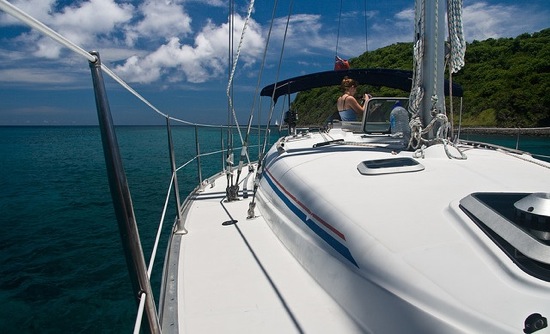 Anchored at Ronde Island
