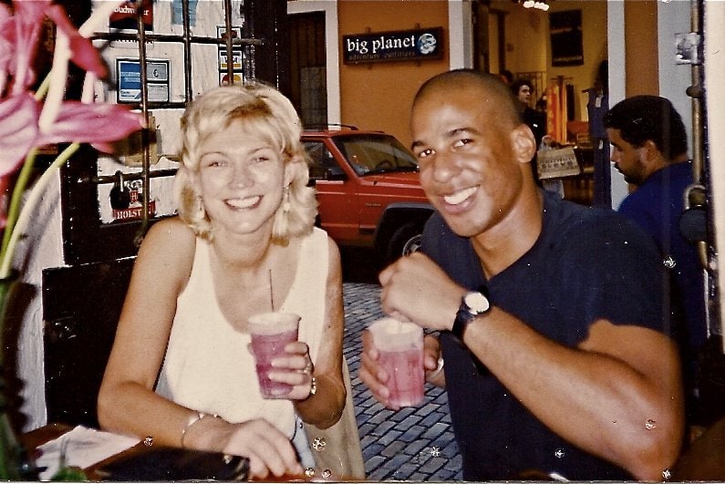 A few La Notas made fast friends of Amanda Redman and I at Maria's in Old San Juan