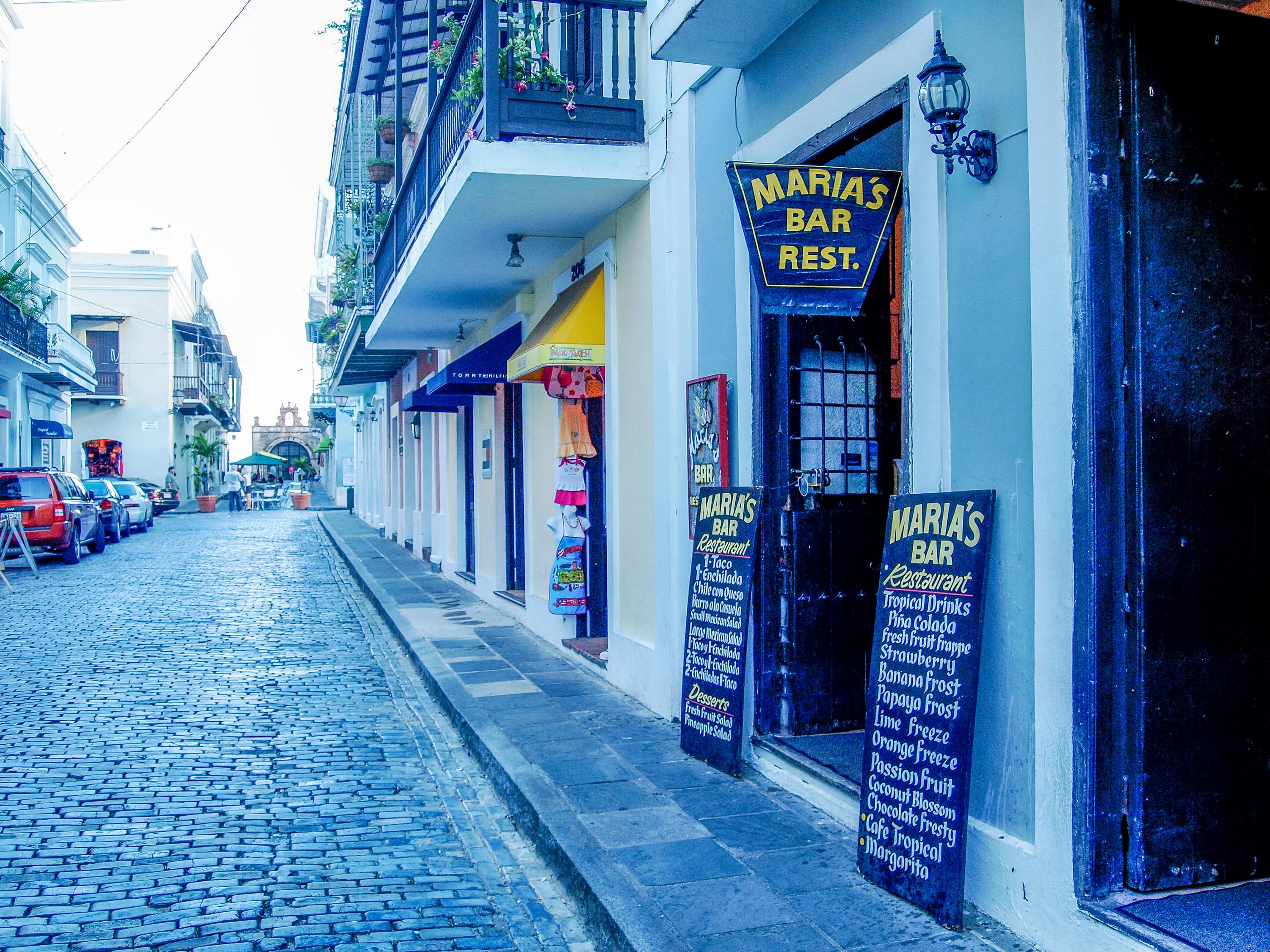 Outside Maria's on Cristo Street in Old San Juan | SBPR