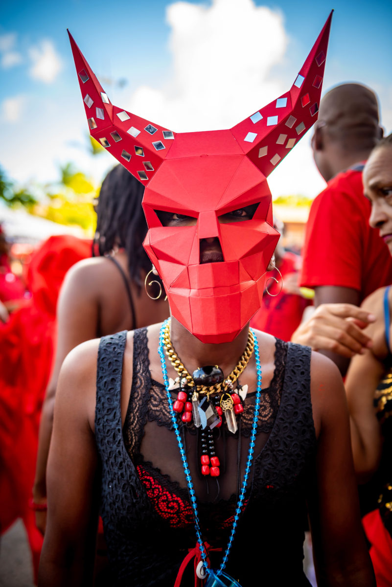 A Martinique carnival red devil