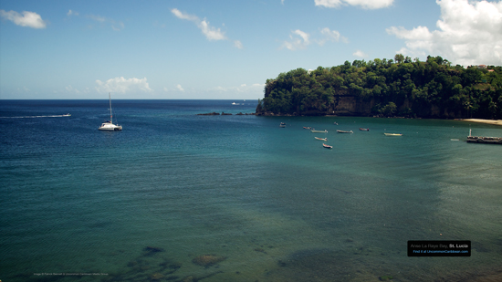 Anse La Raye Bay, St. Lucia