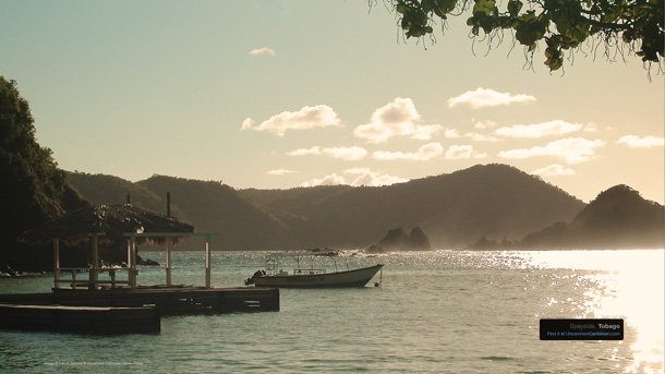 Blue Water's Inn pier, Speyside, Tobago