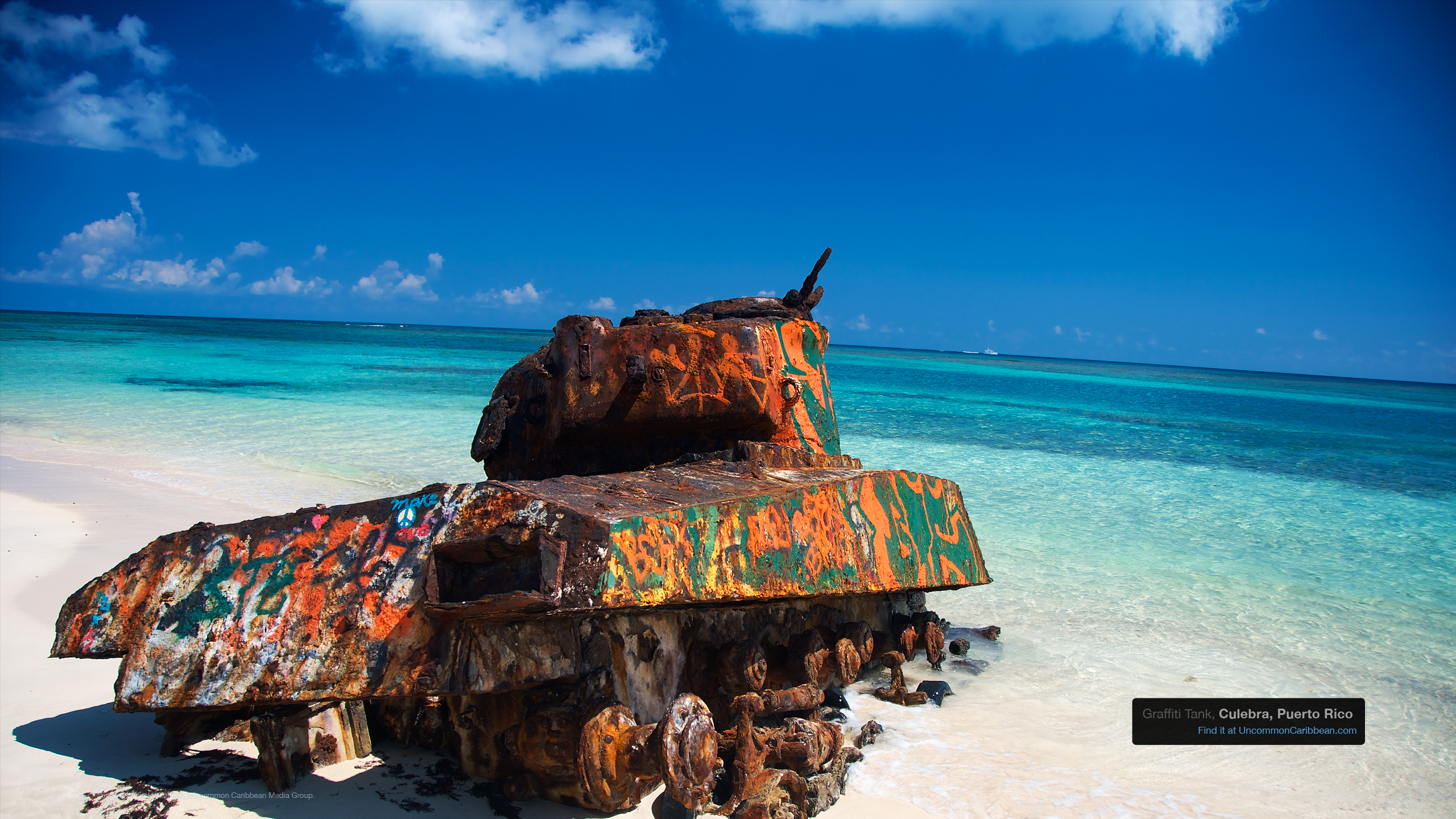 Graffiti Tank, Culebra, Puerto-Rico by Patrick Bennett