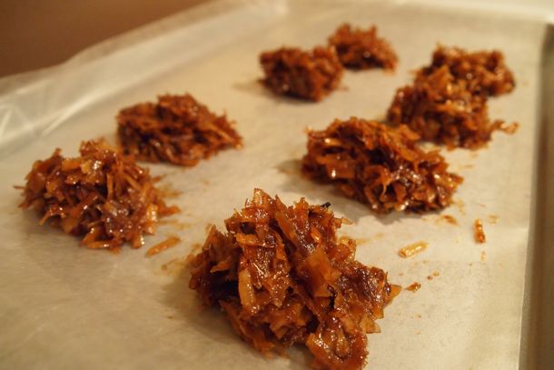 Coconut Candy cooling off