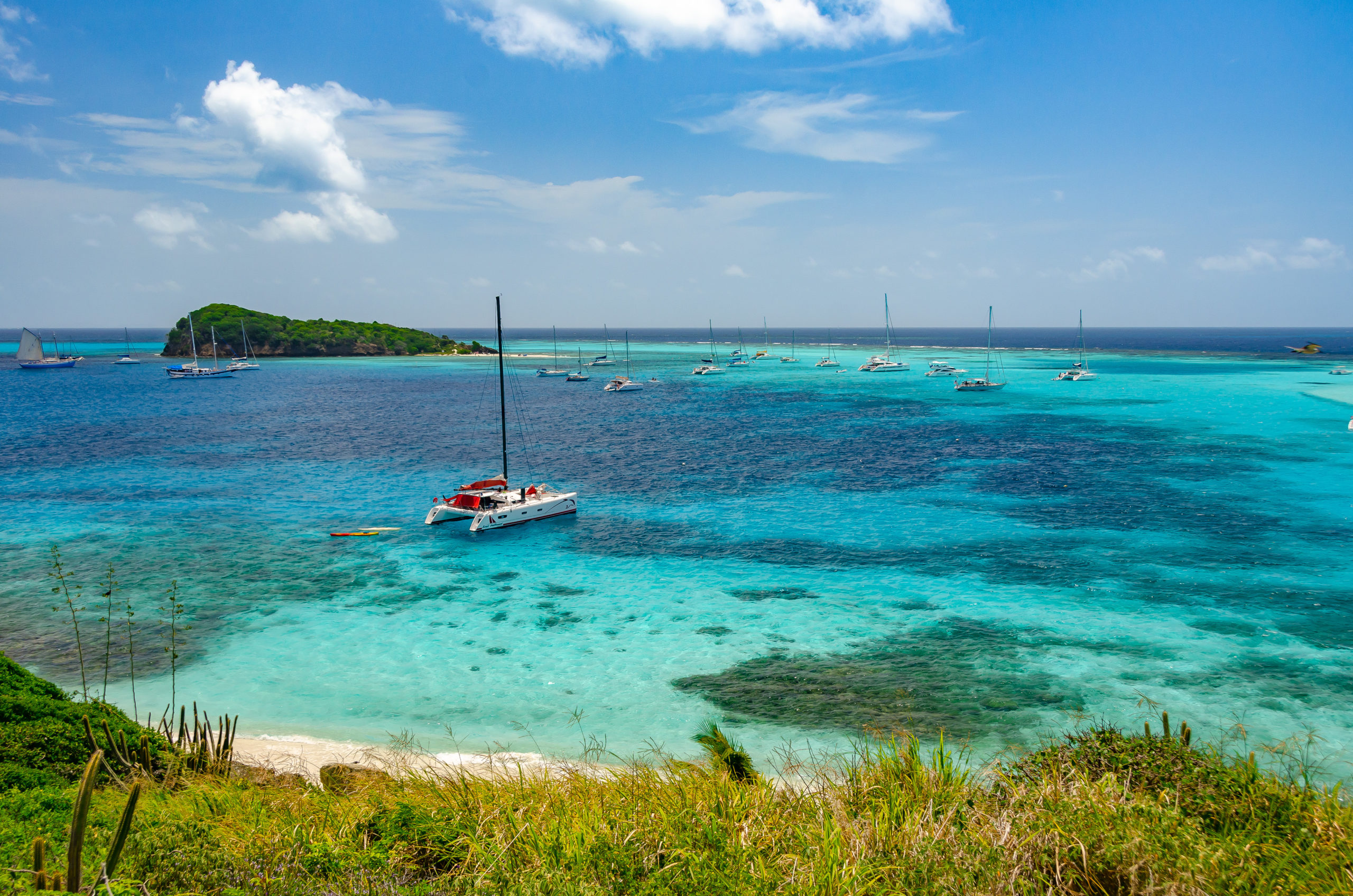 View from Jamesby, Tobago Cays