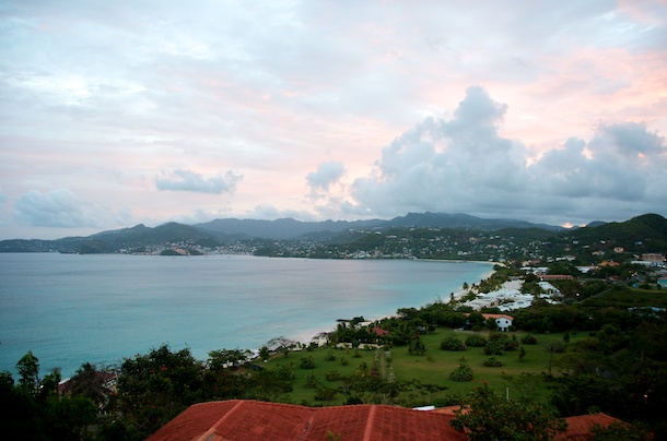 Mount Cinnamon Hotel Sunset, Grenada by Patrick Bennett