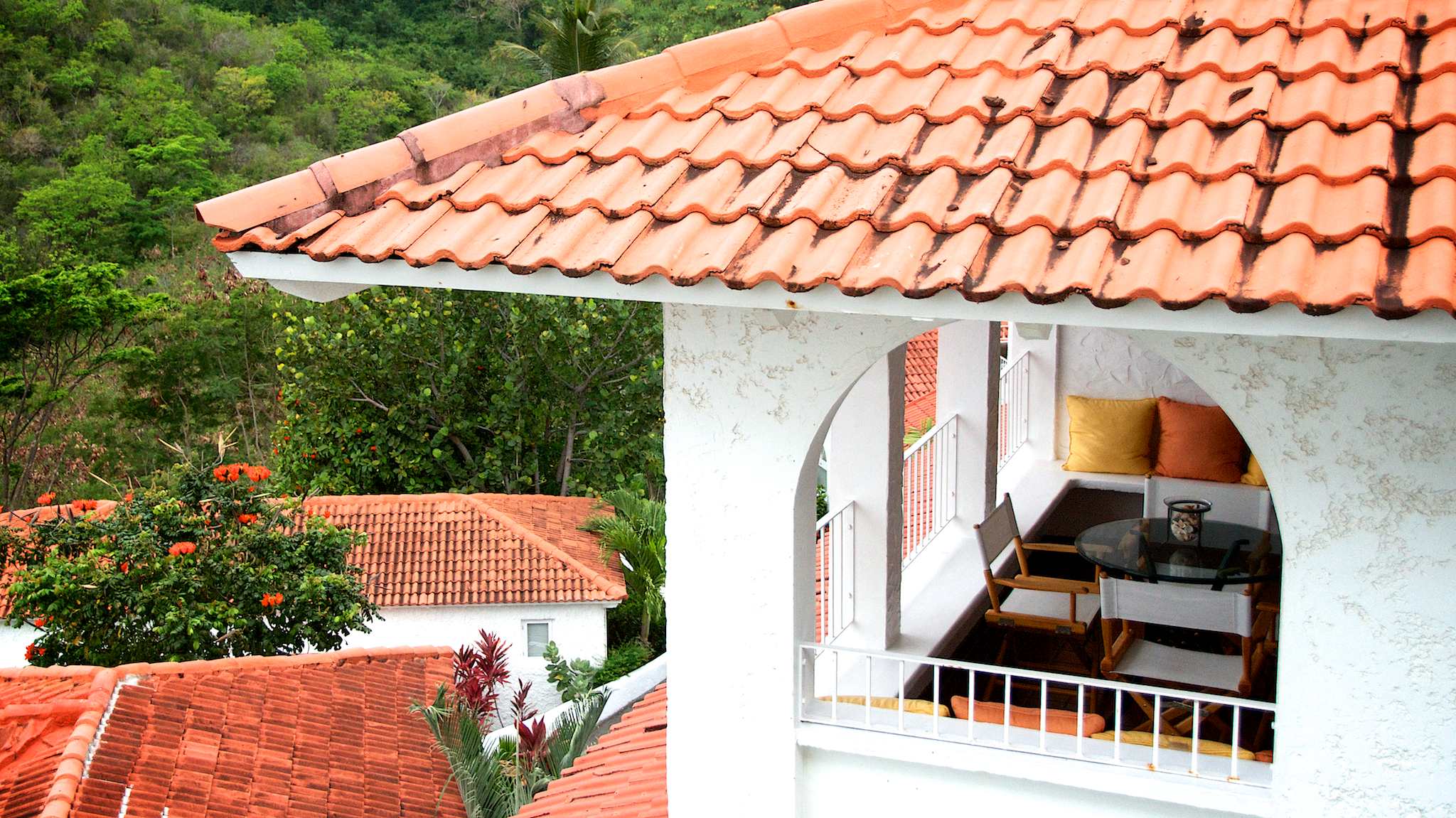 Mount Cinnamon Hotel balconies, Grenada by Patrick Bennett