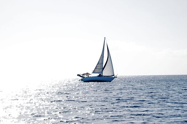 Sailing off Les Anses-d'Arlet, Martinique