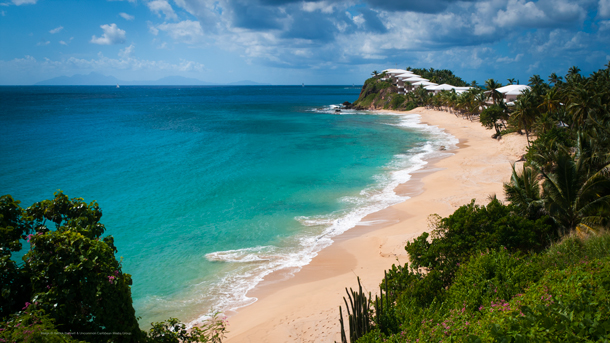 Public Beach at Curtain Bluff, Antigua by Patrick Bennett Public Beach at Curtain Bluff, Antigua by Patrick Bennett