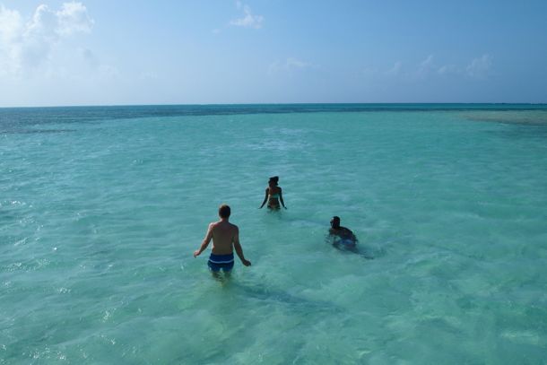 Alone at Nylon Pool, Tobago Nylon Pool, Tobago