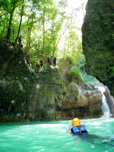 The Duck Jump, Ciguapa Falls by Megan Robillard