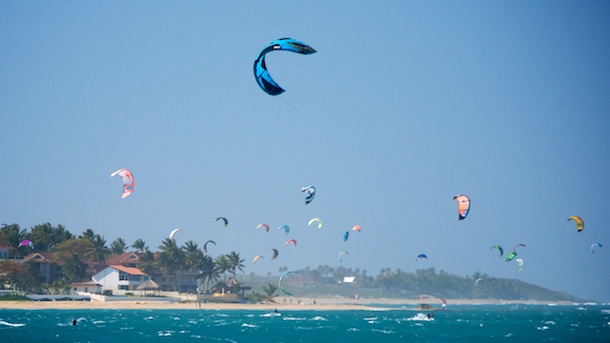 Kiteboarding, Cabarete by Patrick Bennett