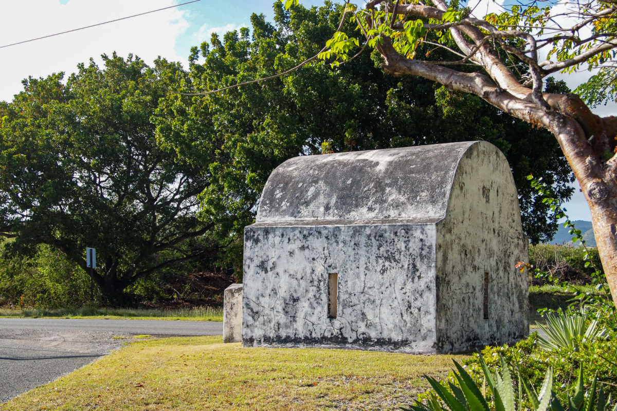 One of the St. Croix Plantation Watch Houses at Betty's Hope 