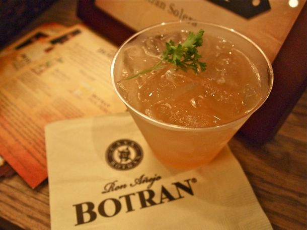 Ron Botran Anti-Jito rum cocktail