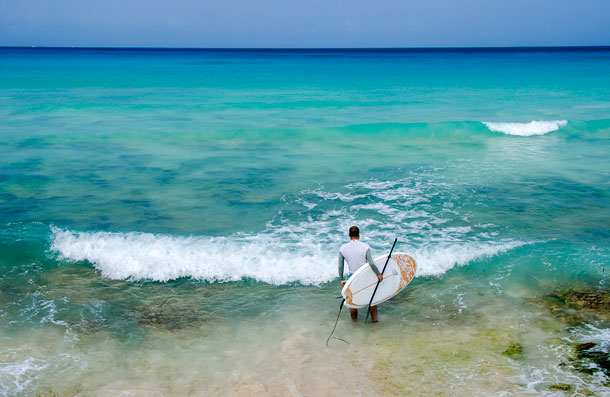 Paddleboarding off Barbados by Patrick Bennett Paddleboarding off Barbados by Patrick Bennett