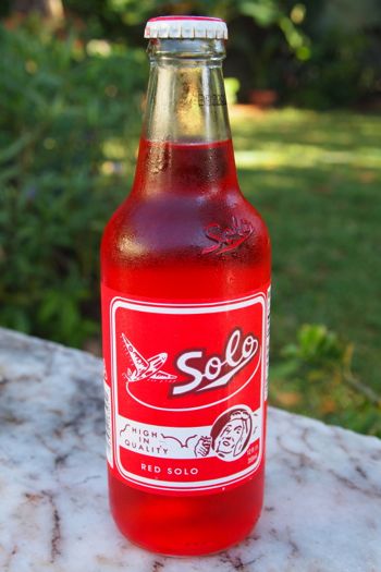 Red Solo Soda from Trinidad
