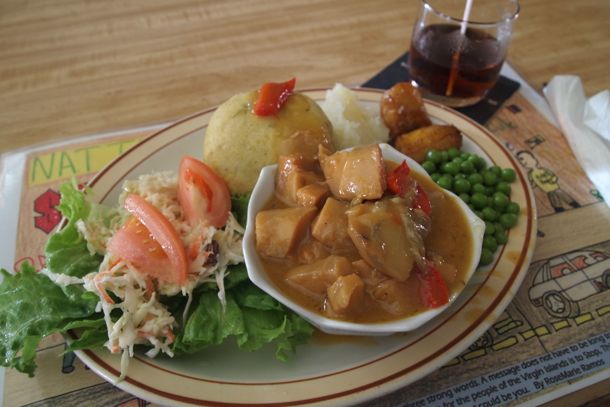 Real. Crucian. Food. Stew Conch and Fungi