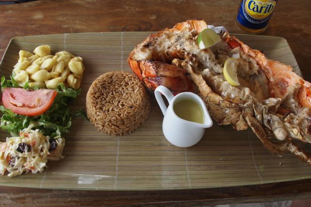 Sandy Island Anguilla Grilled Lobster