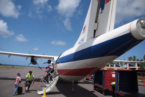 Arriving in Dominica Melville Hall Airport