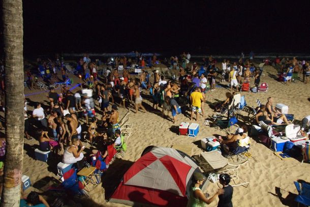 Noche de San Juan 8pm on Condado Beach