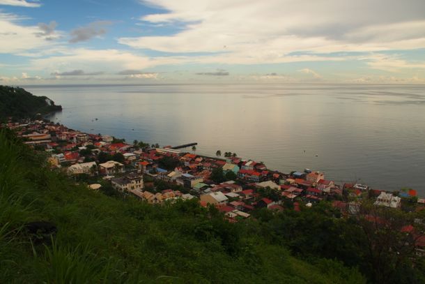 Saint-Pierre from Above Beautiful Saint-Pierre, Martinique