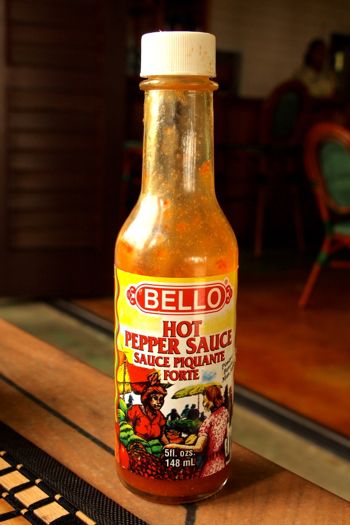 Bello Hot Pepper Sauce from Dominica