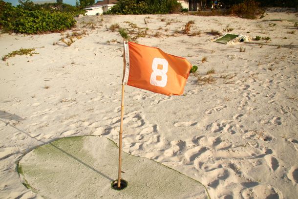 the 8th hole The Caribbean's most uncommon golf course