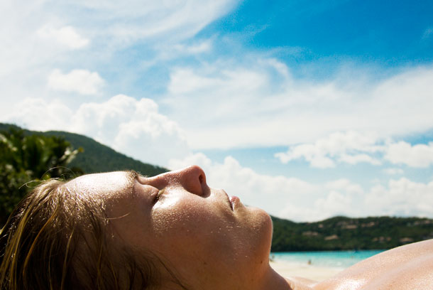 Sunday on Cinnamon Bay, St. John by Patrick Bennett