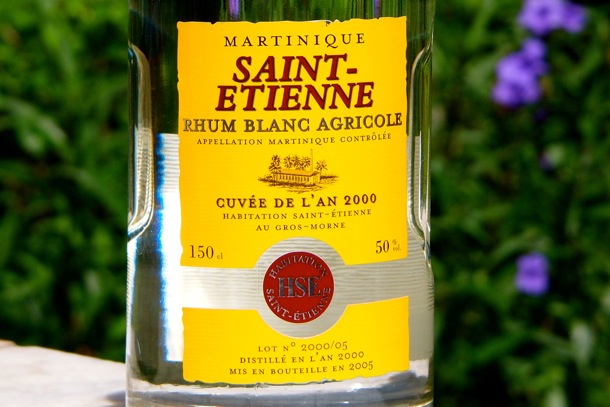 Rhum blanc agricole Martinique HSE