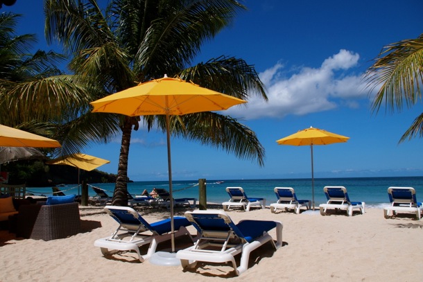 The view from my seat at Savvy Bar & Restaurant, Grenada/SBPR