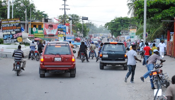 Everyday traffic in Haiti