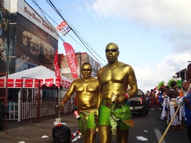 Golden boys pon di road, 2013 Trinidad Carnival/SBPR