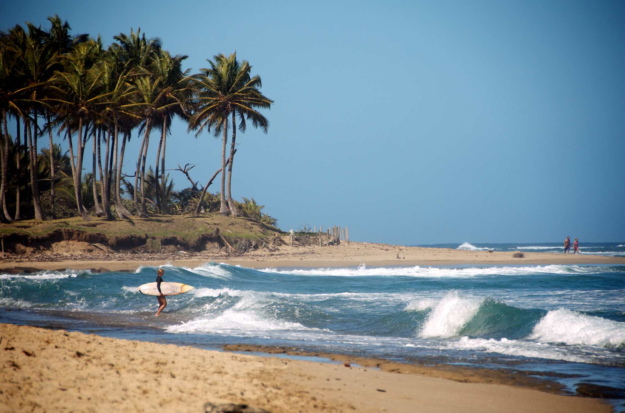 Dominican Republic surfing, North shore