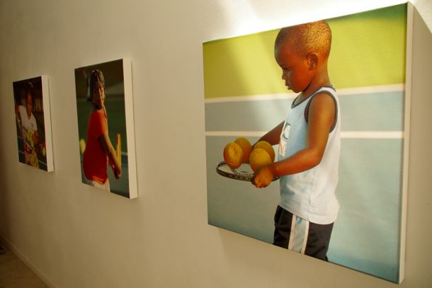 Kids Tennis Art Inside The Anguilla Tennis Academy | SBPR