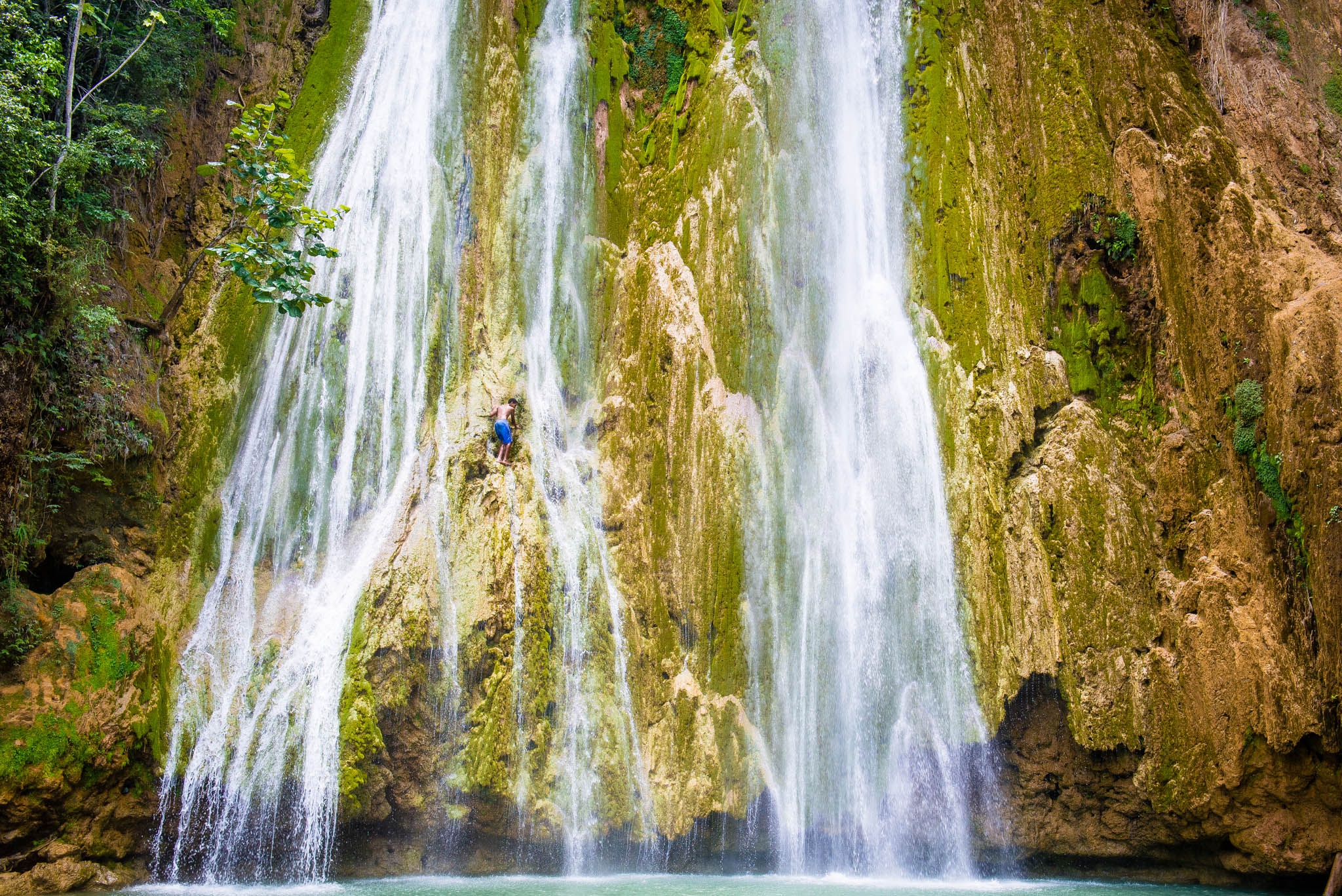 Salto del Limon Waterfall, Samana, Dominican Republic by Patrick Bennett
