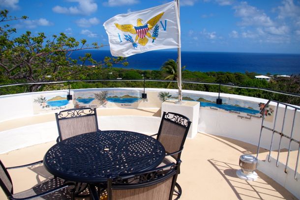 Sugar Mill Sundeck at Estate Belvedere, St. Croix