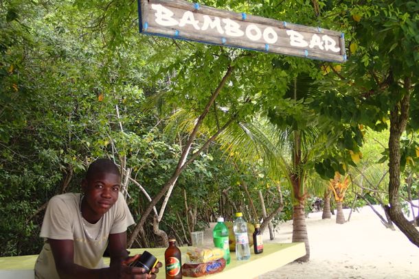 Bamboo Bar on Cadrasse Beach, Haiti | SBPR