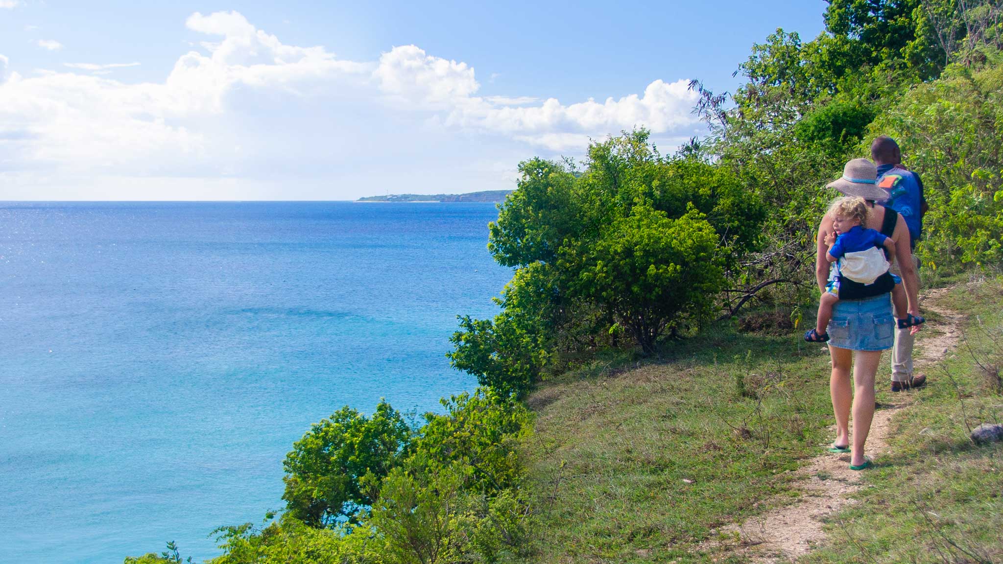 Hiking to Little Bay Anguilla by Patrick Bennett