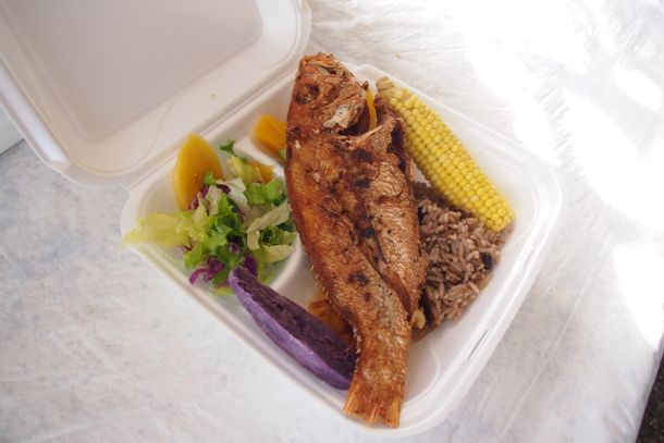 Red Snapper at Cavell's Cook Shop, Antigua | SBPR