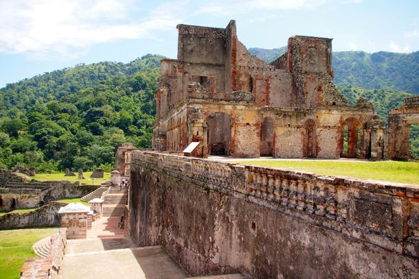 Taking in the grandeur of Sans-Souci Palace from the steps | SBPR