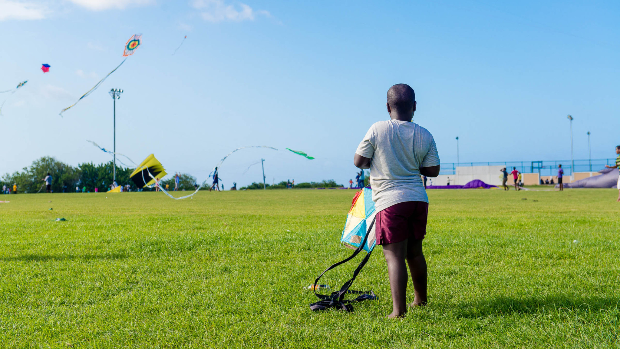 Kite Flying Kid Tobago