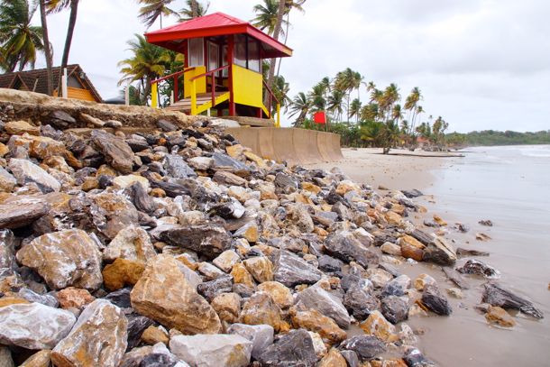Lifeguard Stand on Manzanilla Beach, Trinidad | SBPR