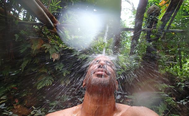 Me in a "hot" tub at Ti Kwen Glocho, Dominica | SBPR