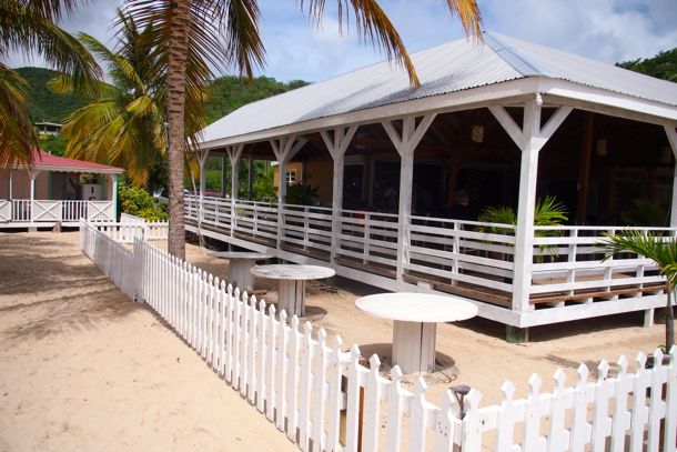 Outside Turner's Beach Bar, Antigua | SBPR