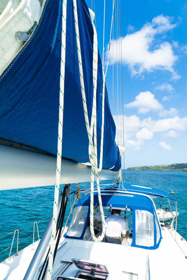 learning to sail in the grenadines by Patrick Bennett