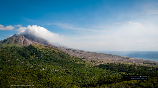 Soufrierre Hills Volcano, Montserrat